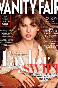 Taylor Swift on cover of Vanity Fair