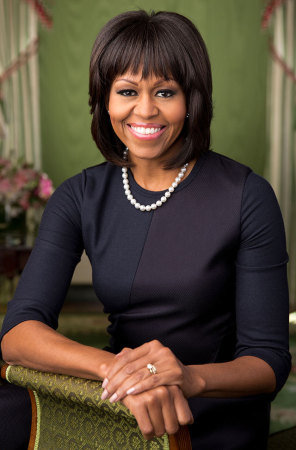 Michelle Obama's official White House portrait