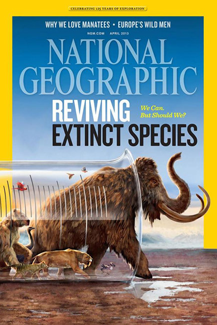 National Geographic De-Extinction cover
