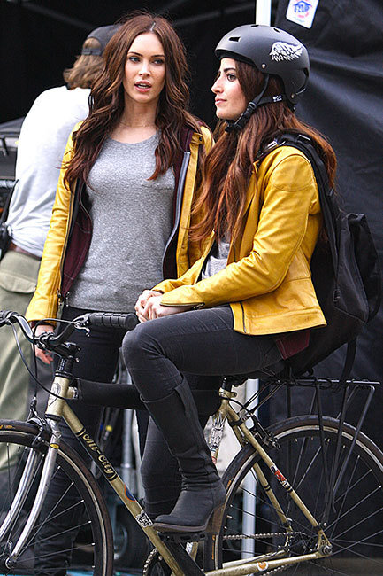 Megan Fox with her body double