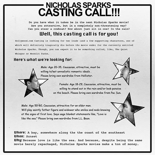 sparks casting call