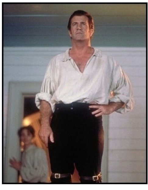 The Patriot movie still: Mel Gibson