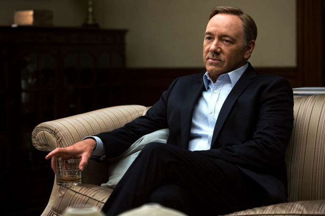 Kevin Spacey in House of Cards for Netflix