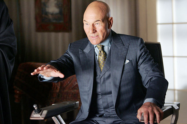 Patrick Stewart as Professor X in X-Men