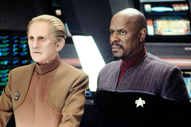 Star Trek: Deep Space Nine Rene Auberjonois and Avery Brooks in 'Star Trek: Deep Space Nine'