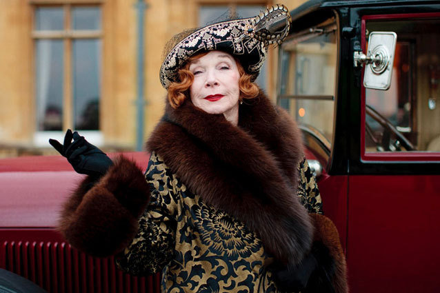 Shirley MacLaine in Downton Abbey
