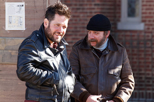Paul Rudd & Paul Giamatti Paul Rudd and Paul Giamatti in director Phil Morrison's Almost Christmas