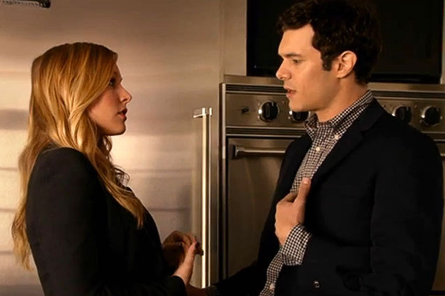 Adam Brody plays a sex toy purveyor on Showtime's House of Lies with Kristen Bell