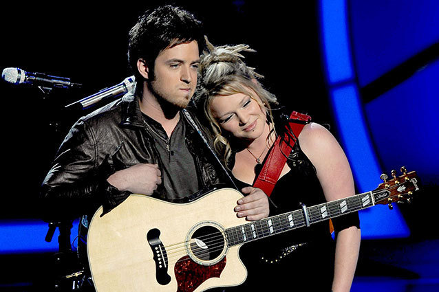 Lee DeWyze and Crystal Bowersox Lee DeWyze and Crystal Bowersox
