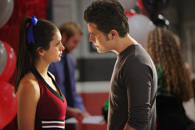 Vampire Diaries Nina Dobrev and Ian Somerhalder on The Vampire Diaries