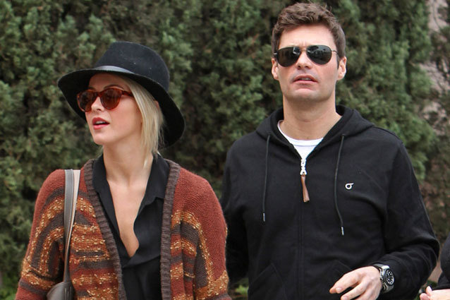 Ryan Seacrest and Julianne Hough Ryan Seacrest and Julianne Hough