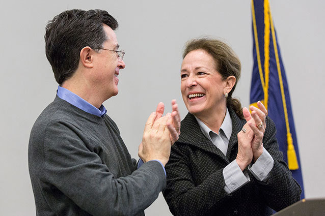 Steven Colbert Elizabeth Colbert Busch Steven Colbert Elizabeth Colbert Busch