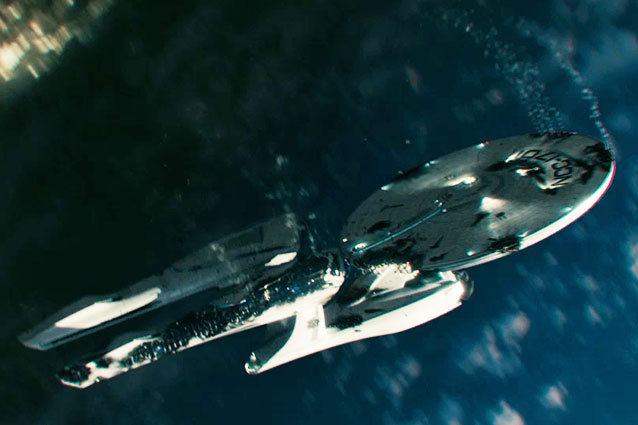 Star Trek Into Darkness The Enterprise Takes a Beating in Star Trek Into Darkness