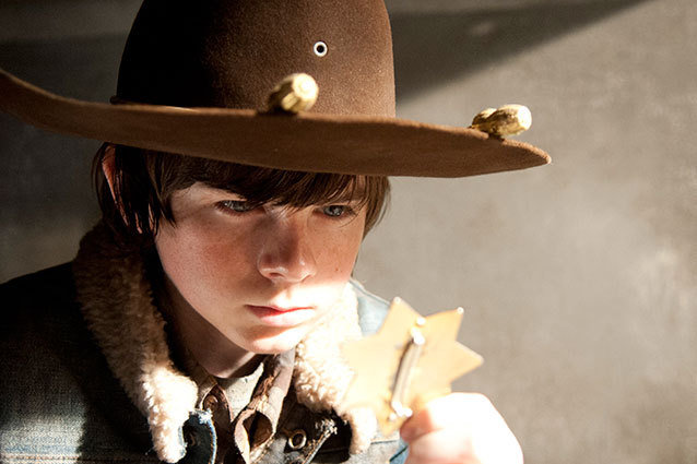 The Walking Dead Chandler Riggs on The Walking Dead