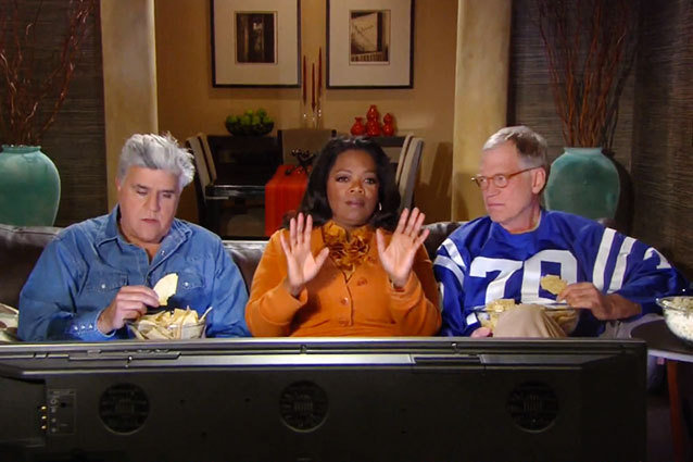 Leno and Letterman with Oprah - Super Bowl Commercial Leno and Letterman with Oprah - Super Bowl Commercial