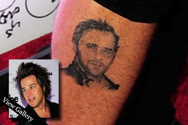 Ryan Cabrera's Ryan Gosling Tattoo Ryan Cabrera's Ryan Gosling Tattoo