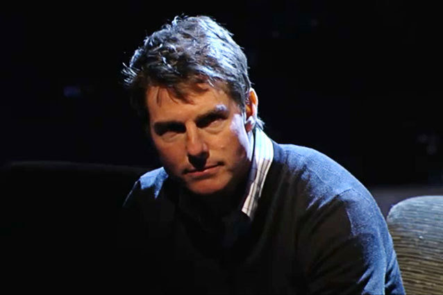 Tom Cruise Tom Cruise Recites Insane Dialogue in 'Dramatic Movie Star Way' for Jimmy Kimmel