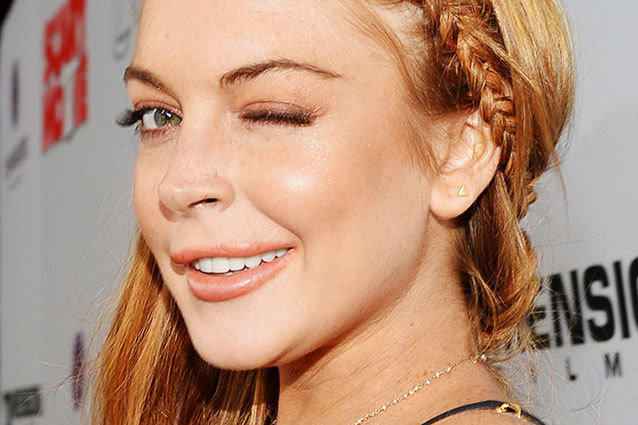 HOLLYWOOD, CA - APRIL 11:  Actress Lindsay Lohan arrives for the premiere of Dimension Films' "Scary Movie 5" at ArcLight Cinemas Cinerama Dome on April 11, 2013 in Hollywood, California.  (Photo by Michael Buckner/Getty Images)