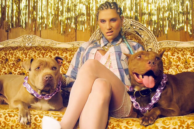 Kesha "Crazy Kids" music video