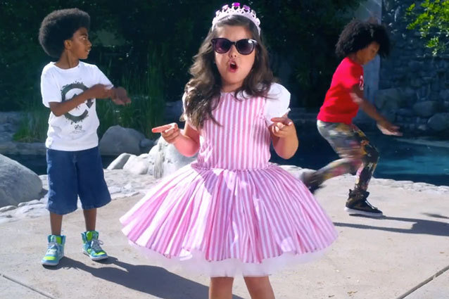 Sophia Grace and Rosie "Girls Just Gotta Have Fun" music video