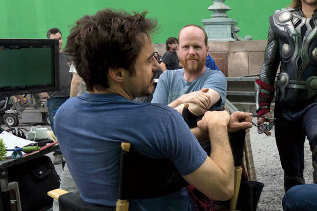Robert Downey Jr., Joss Whedon, Chris Hemsworth, Chris Evans