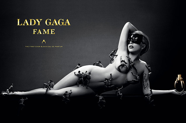 Lady Gaga Fame perfume add