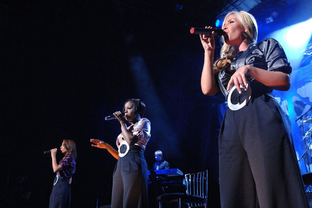 Keisha Buchanan, Heidi Range and Amelle Berrabah  Sugababes performing live in concert for the launch of their new album 'Change', held at the O2 Arena  London, England - 14.09.07    Featuring: Keisha Buchanan, Heidi Range and Amelle Berrabah  Where: London, United Kingdom  When: 14 Sep 2007  Credit: Daniel Deme / WENN