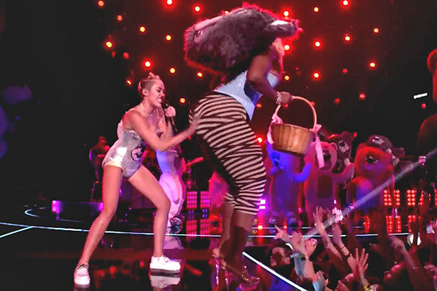 2013 MTV Video Music Awards held at the Barclays Center    Featuring: Miley Cyrus  Where: United States  When: 25 Aug 2013  Credit: Supplied by WENN.com    **WENN does not claim any ownership including but not limited to Copyright or License in the attached material. Any downloading fees charged by WENN are for WENN's services only, and do not, nor are they intended to, convey to the user any ownership of Copyright or License in the material. By publishing this material you expressly agree to indemnify and to hold WENN and its directors, shareholders and employees harmless from any loss, claims, damages, demands, expenses (including legal fees), or any causes of action or  allegation against WENN arising out of or connected in any way with publication of the material. offline**