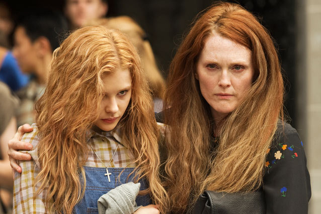 Chloe Moretz (left) and Julianne Moore star in Metro-Goldwyn-Mayer Pictures and Screen Gems' horror thriller CARRIE.