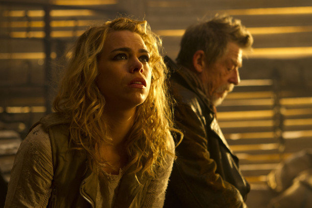 Picture shows: BILLIE PIPER as Rose Tyler and JOHN HURT as The Doctor in the 50th Anniversary Special - The Day of the Doctor