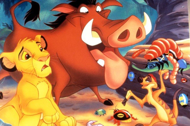 THE LION KING, Simba, Pumbaa, Timon, 1994. Buena Vista Pictures/Courtesy Everett Collection