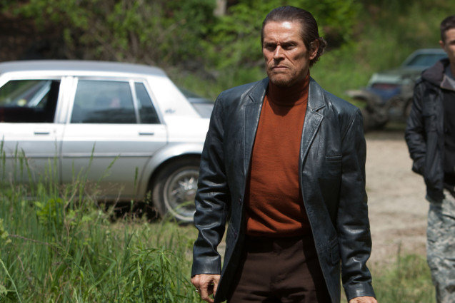 Willem Dafoe as John Petty in Out of the Furnace. Willem