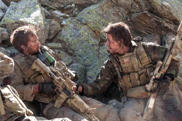 LONE SURVIVOR, Mark Wahlberg (right), 2013. ph: Greg Peters/Universal Pictures/courtesy Everett Collection