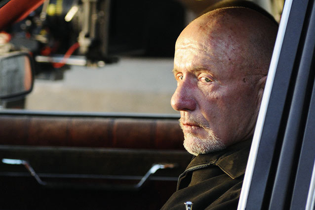 Mike (Jonathan Banks) - Breaking Bad - Season 4, Episode 5 - Photo Credit Ursula Coyote/AMC - BBEpisode405Day8(CamB1)-146 Jonathan Banks, Breaking Bad