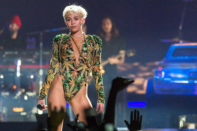 Miley Cyrus performs on the Bangerz Tour.<P>Pictured: Miley Cyrus<P><B>Ref: SPL705274  210214  </B><BR/>Picture by: Blaze<BR/></P><P><B>Splash News and Pictures</B><BR/>Los Angeles: 310-821-2666<BR/>New York: 212-619-2666<BR/>London: 870-934-2666<BR/>photodesk@splashnews.com<BR/></P>