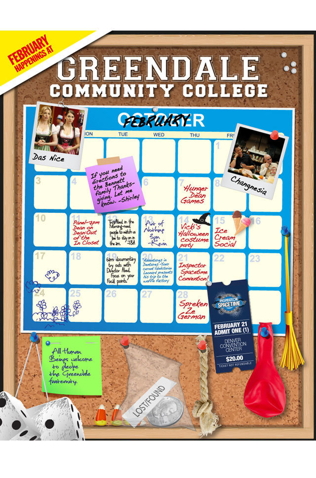 Greendale Calendar Community Preview