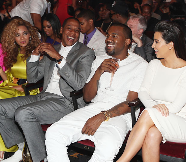 Beyonce Jay Z Kim Kardashian Kanye West