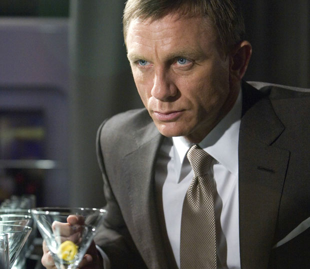 James Bond with a Martini