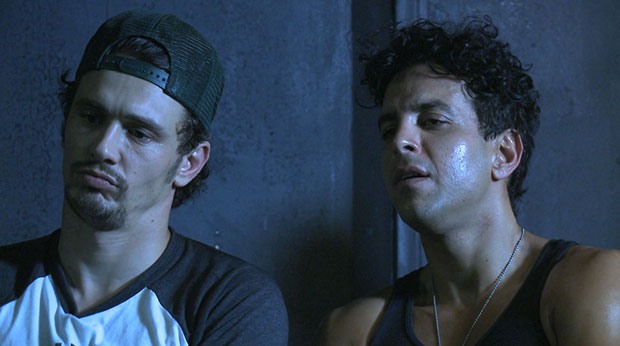 James Franco Interior Leather Bar