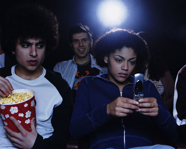 cell phone movie theater