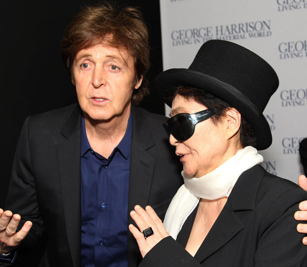 Paul McCartney and Yoko Ono