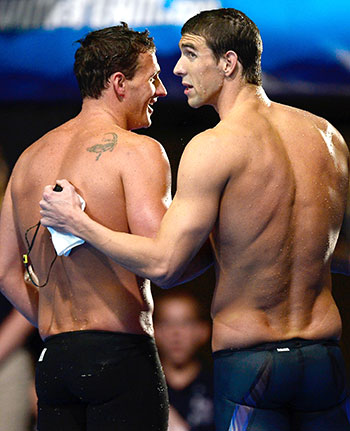 Ryan Lochte Bests Michael Phelps at 2012 London Olympics