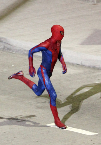 Spider Man set photos