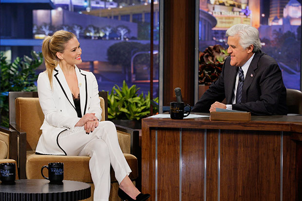 Bar Rafaeli Tells Jay Leno About Super Bowl Kiss Commercial
