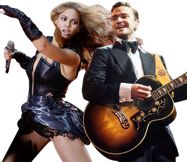 beyonce versus justin timberlake