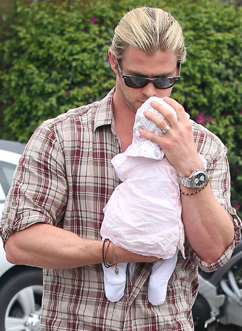Chris Hemsworth Baby Smell