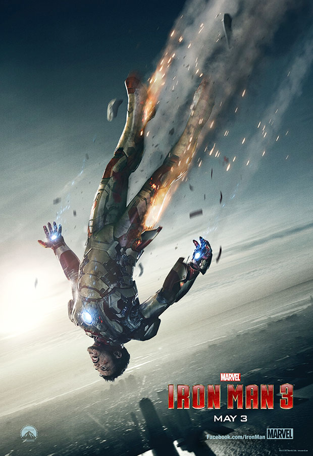 Iron Man 3 Falling Poster