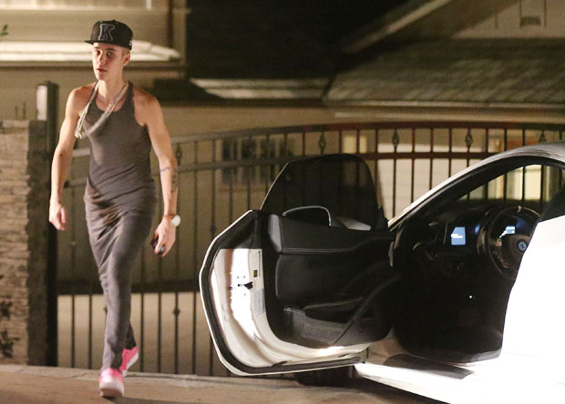 Justin Bieber Ferrari