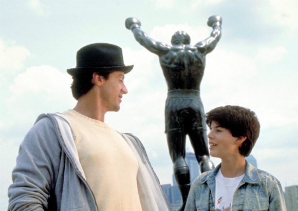Sage Stallone and Sly